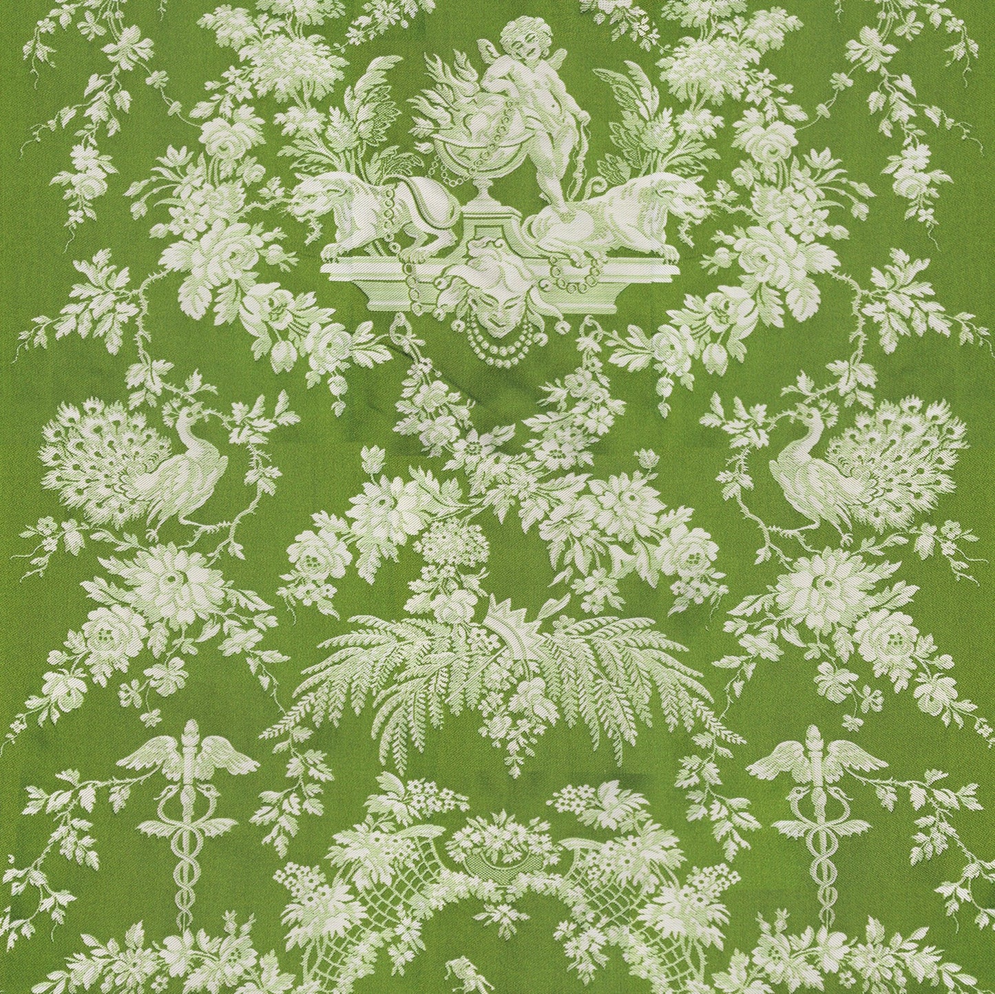 Custom Eden Botanical Green Room Darkening Curtains / Drapes | MIFU Decor