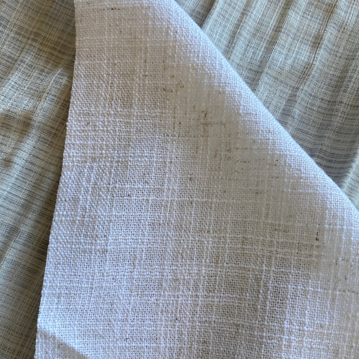 Custom Linen Textured Light Filtering Roman Shades | MIFU Decor
