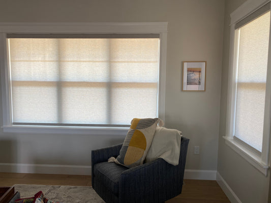 Light-Filtering & Blackout Roller Shades Installation in Hammonds Plains  – Shelby Drive Residential Project