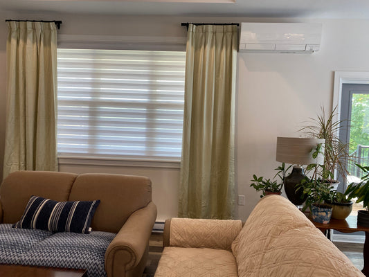Custom Zebra Blinds & Drapery Installation in Dartmouth – Thistle Street Residential Project