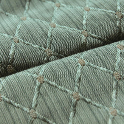 Custom Jo Geometric Jacquard Blackout Curtains / Drapes | MIFU Decor