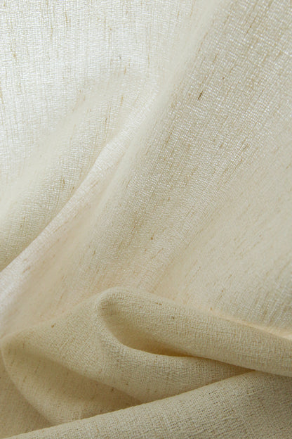 Custom Serenity Linen-Blend Jacquard Light-Filtering Curtains / Drapes | MIFU Decor