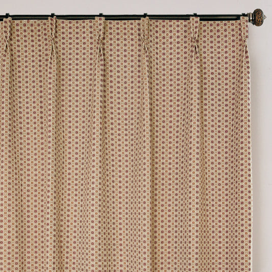 Custom Idyllist 100% Organic Cotton Floral Room Darkening Curtains / Drapes | MIFU Decor
