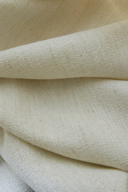 Custom Serenity Linen-Blend Jacquard Light-Filtering Curtains / Drapes | MIFU Decor