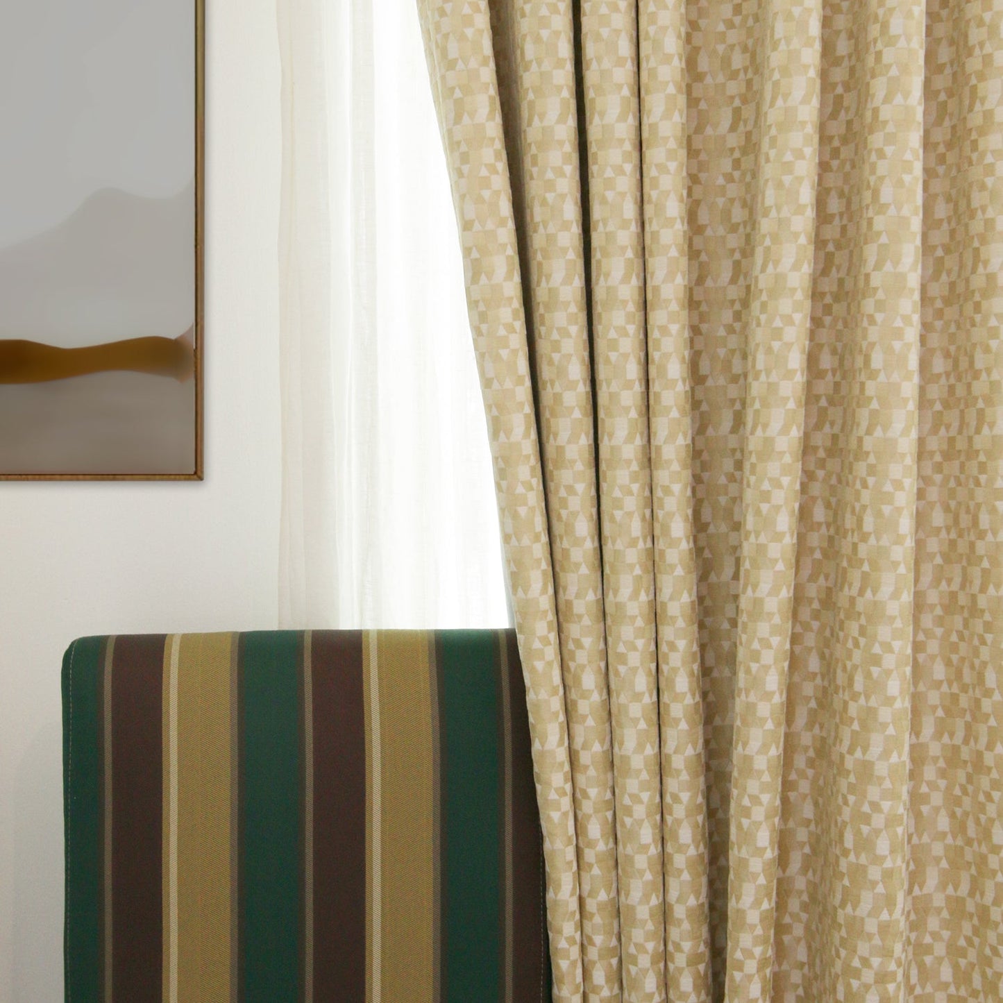 Custom Prism Yarn-Dyed Room Darkening Curtains / Drapes | MIFU Decor