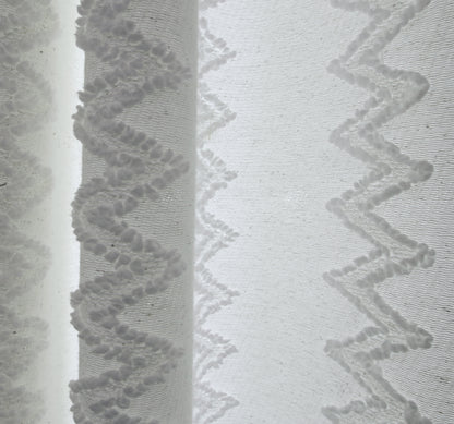 Custom Eugénie Jacquard Light-Filtering Curtains / Drapes | MIFU Decor