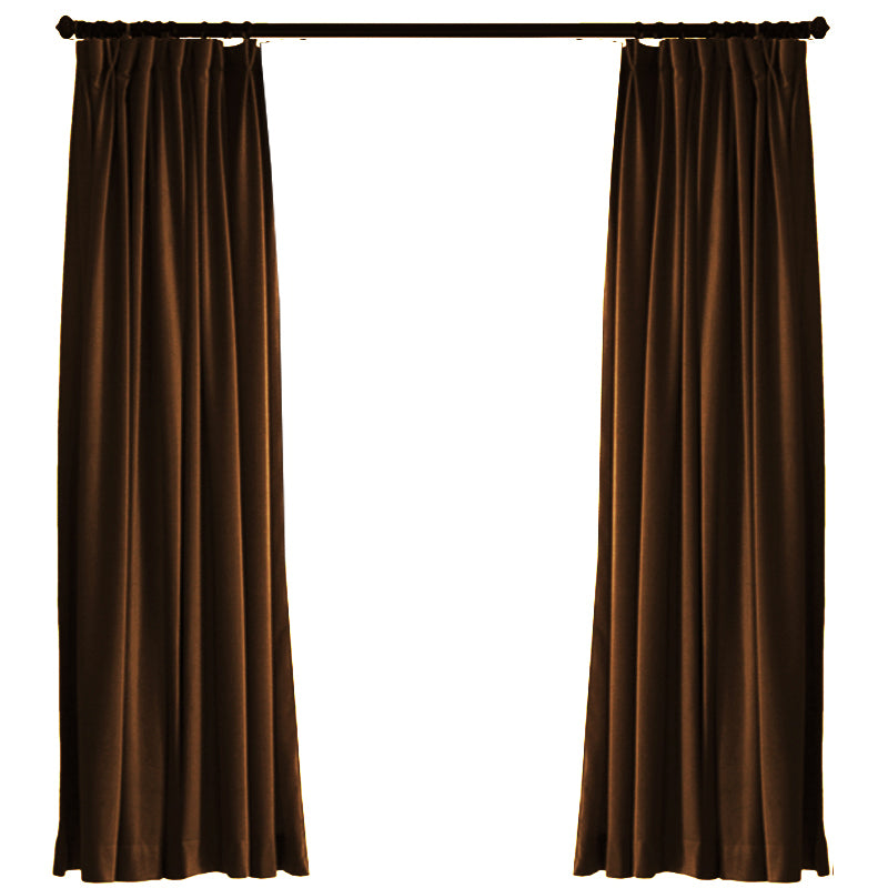 Custom Margaret Velvet Room Darkening Curtains / Drapes | MIFU Decor