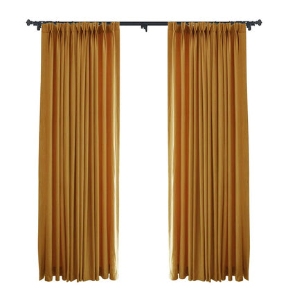 Custom Margaret Velvet Room Darkening Curtains / Drapes | MIFU Decor