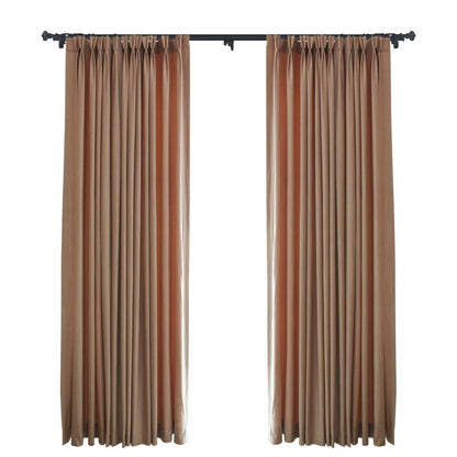 Custom Margaret Velvet Room Darkening Curtains / Drapes | MIFU Decor
