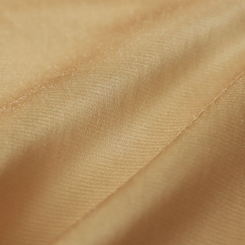 Custom Grace Lustrous Solid Yarn-dyed Curtains / Drapes | MIFU Decor
