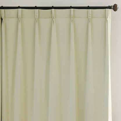 Custom Grace Lustrous Solid Yarn-dyed Curtains / Drapes | MIFU Decor