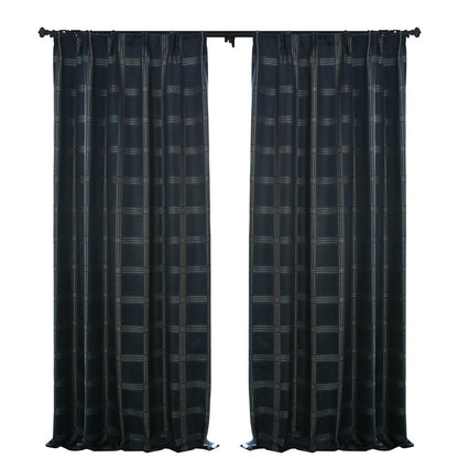 Opera Geometric Yarn-dyed Room Darkening Drapes/Curtains