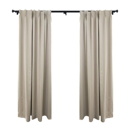 Custom Seawave Textured Light-Filtering Curtains / Drapes | MIFU Decor