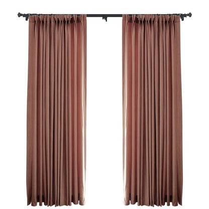 Custom Margaret Velvet Room Darkening Curtains / Drapes | MIFU Decor
