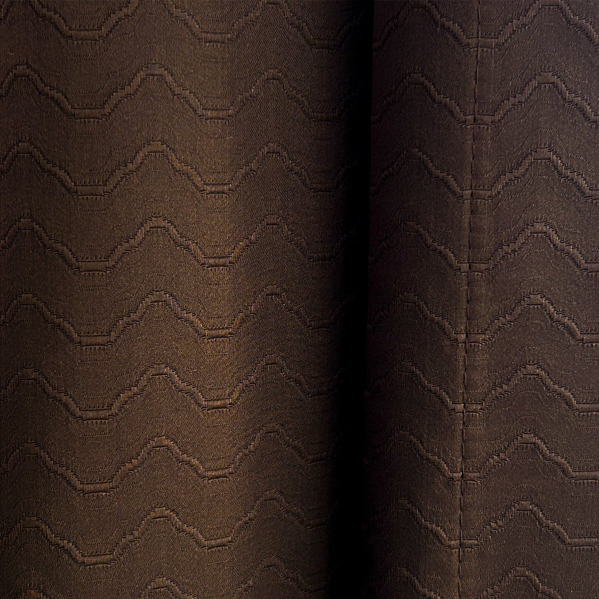 Custom Seawave Jacquard Roman Shades | MIFU Decor