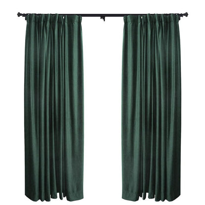 Custom Margaret Velvet Room Darkening Curtains / Drapes | MIFU Decor
