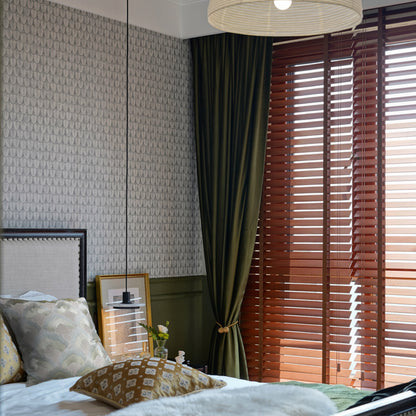 Custom Margaret Velvet Room Darkening Curtains / Drapes | MIFU Decor