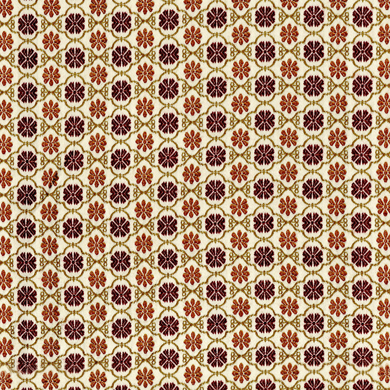 Custom Idyllist Organic Cotton Floral Jacquard Roman Shades | MIFU Decor
