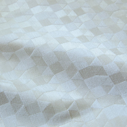Custom Prism Geometric Jacquard Roman Shades | MIFU Decor
