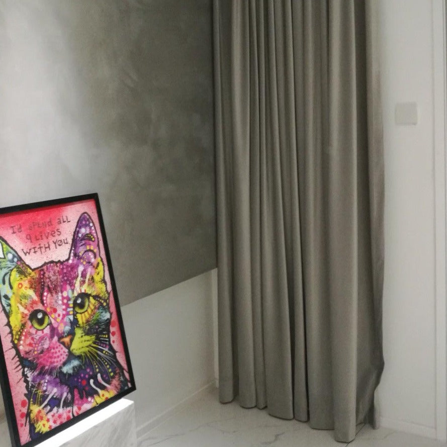 Custom Margaret Velvet Room Darkening Curtains / Drapes | MIFU Decor