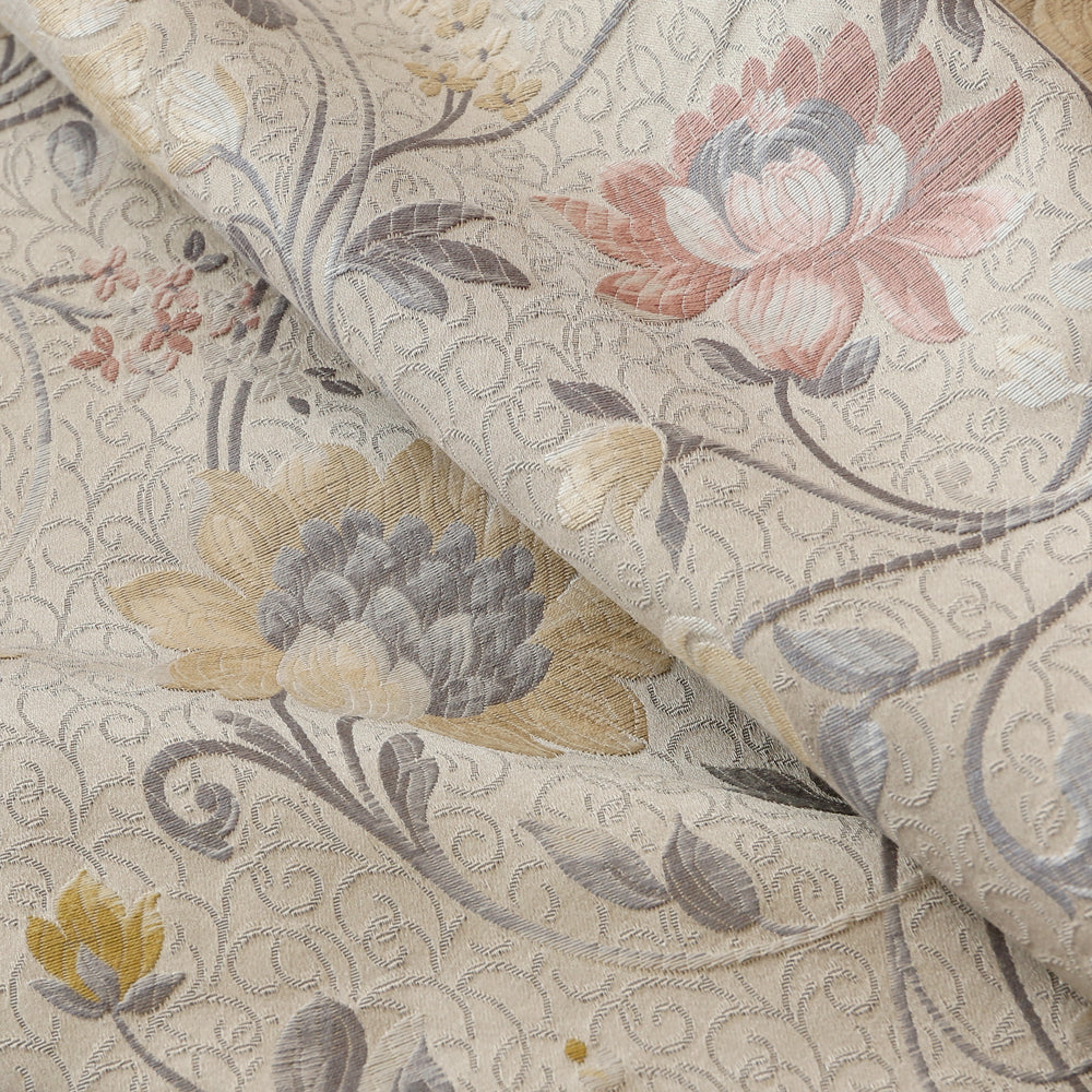 Custom Elysian Garden Floral Roman Shades | MIFU Decor