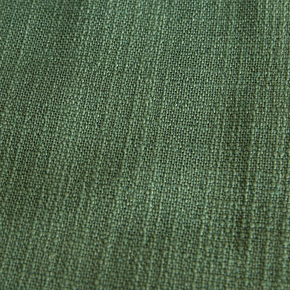 Custom Forest Dark Green Solid Yarn-dyed Room Darkening Curtains / Drapes | MIFU Decor