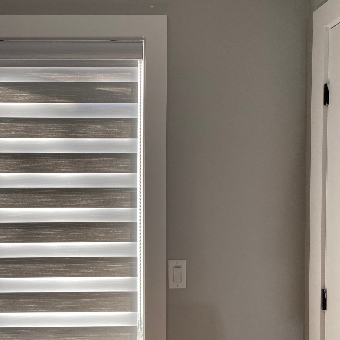 Premium Wool-Textured Room Darkening Zebra Blinds/ Dual Sheer Shades | MIFU Decor