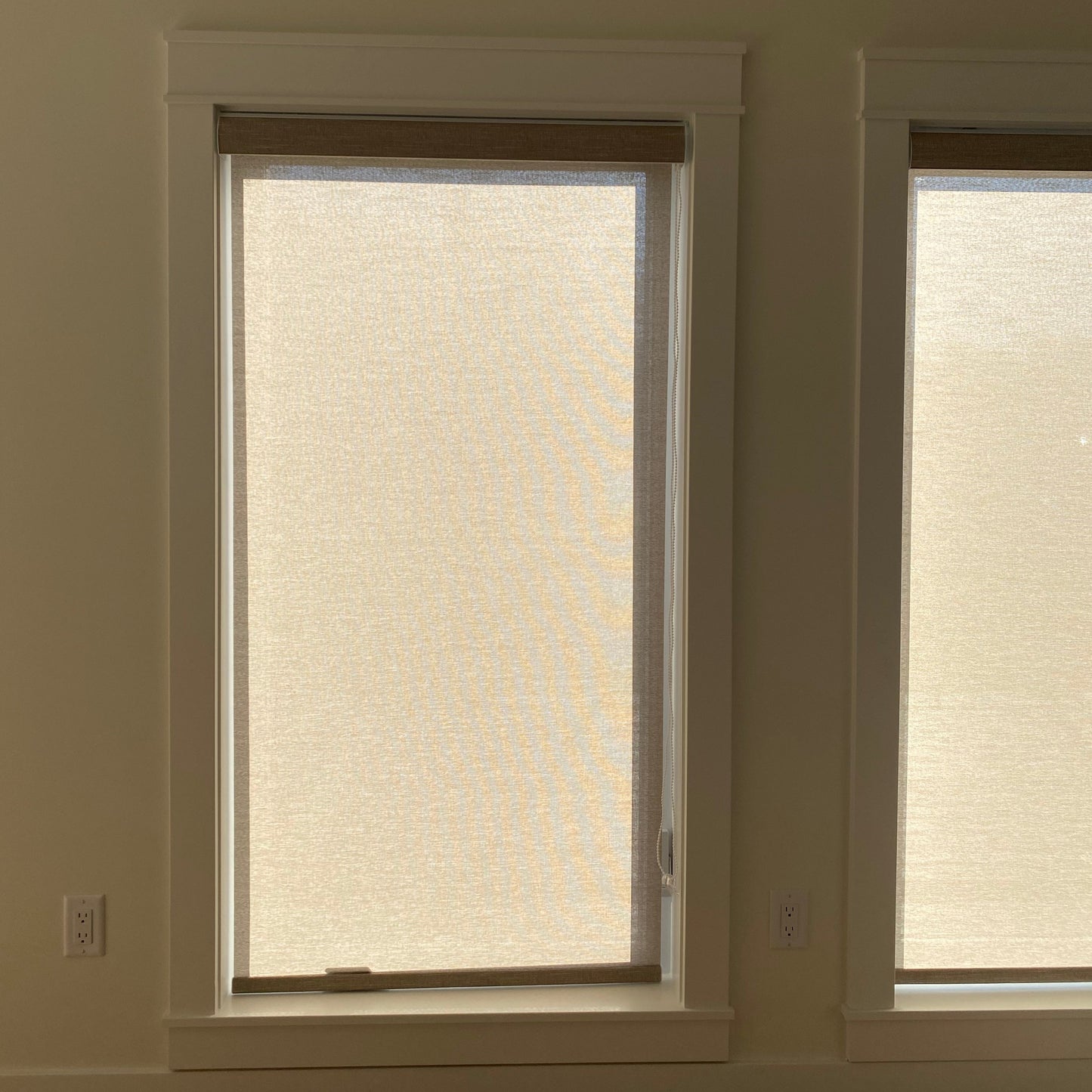 Designer Textured Light Filtering Roller Shades / Blinds | MIFU Decor
