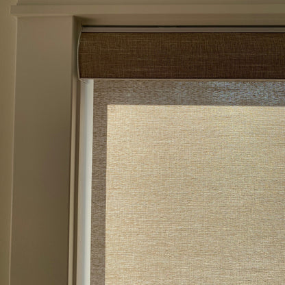 Designer Textured Light Filtering Roller Shades / Blinds | MIFU Decor