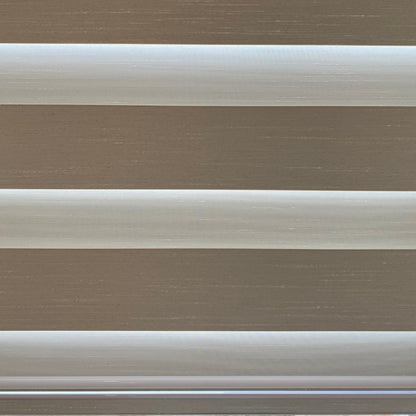 Premium Wool-Textured Room Darkening Zebra Blinds/ Dual Sheer Shades | MIFU Decor