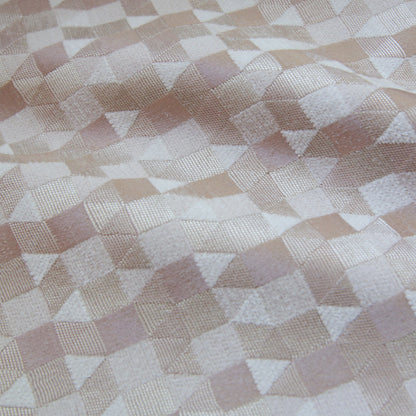 Custom Prism Geometric Jacquard Roman Shades | MIFU Decor