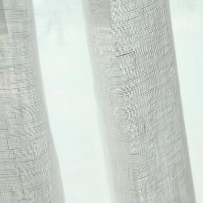 Custom Èze 100% Organic Linen Sheer Curtains / Drapes | MIFU Decor