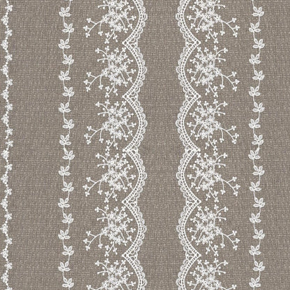 Custom Elisabeth Cotton Embroidered Floral Lace Sheer Curtains / Drapes | MIFU Decor