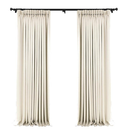 Custom Grace Lustrous Solid Yarn-dyed Curtains / Drapes | MIFU Decor