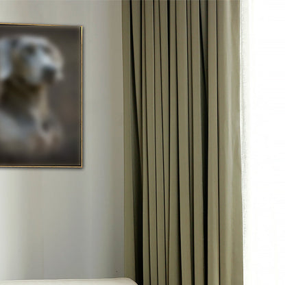 Custom Grace Lustrous Solid Yarn-dyed Curtains / Drapes | MIFU Decor