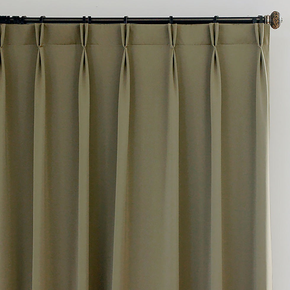 Custom Grace Lustrous Solid Yarn-dyed Curtains / Drapes | MIFU Decor