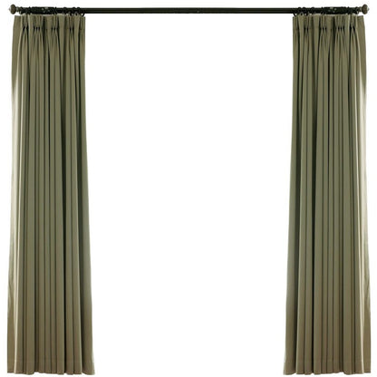 Custom Grace Lustrous Solid Yarn-dyed Curtains / Drapes | MIFU Decor