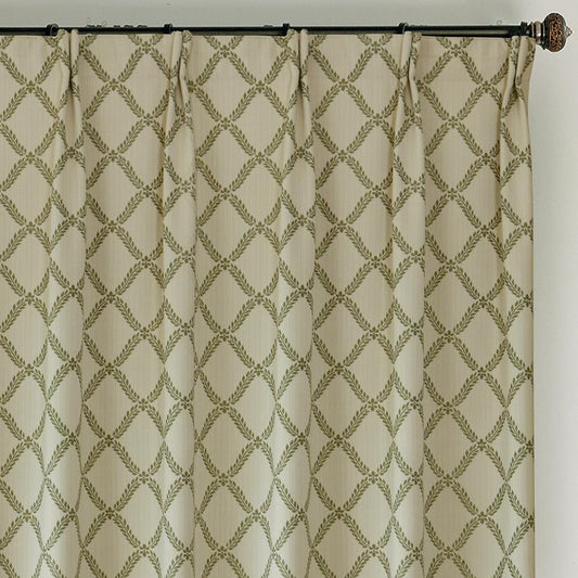 Custom Peace Double-Sided Jacquard Room Darkening Curtains / Drapes | MIFU Decor