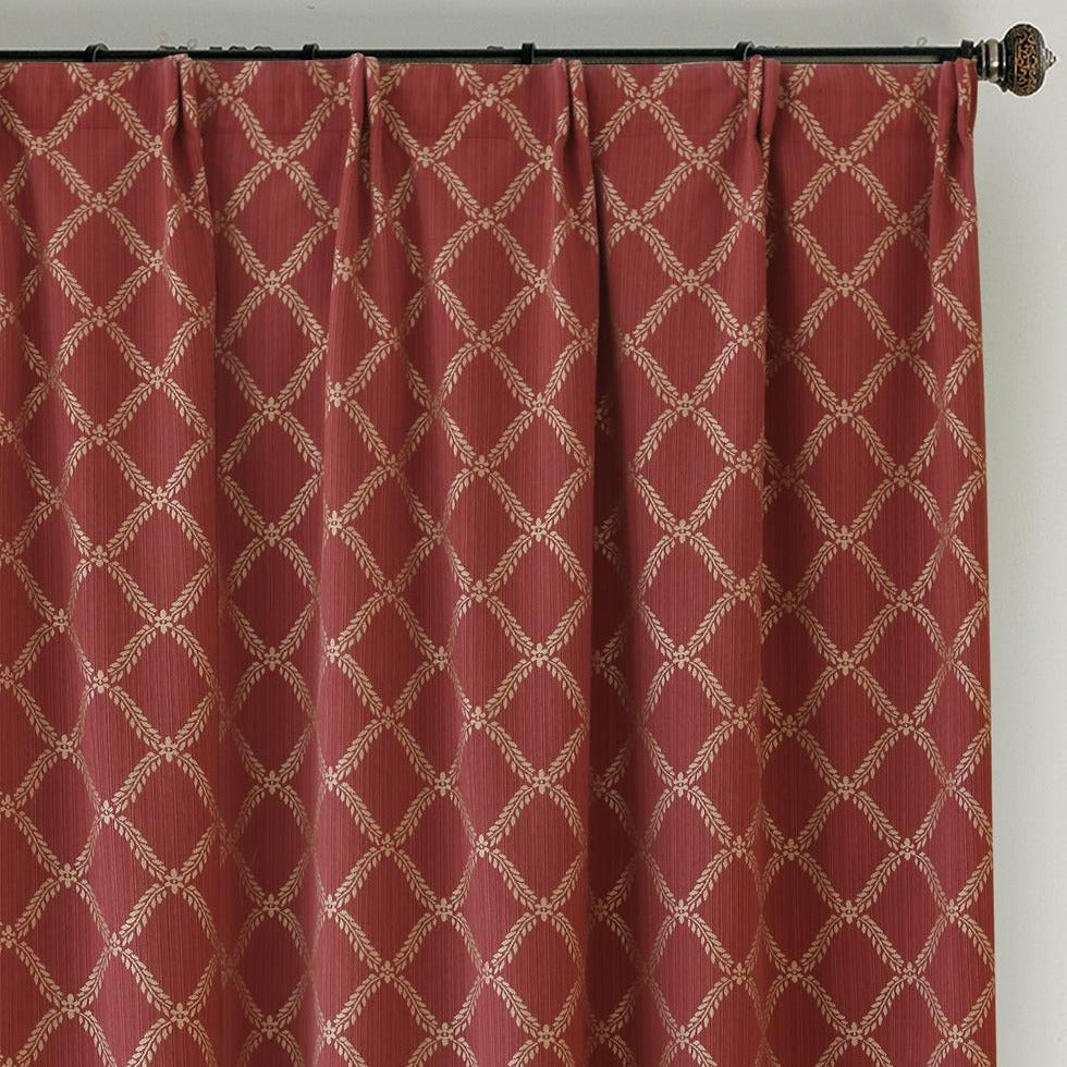 Custom Peace Double-Sided Jacquard Room Darkening Curtains / Drapes | MIFU Decor