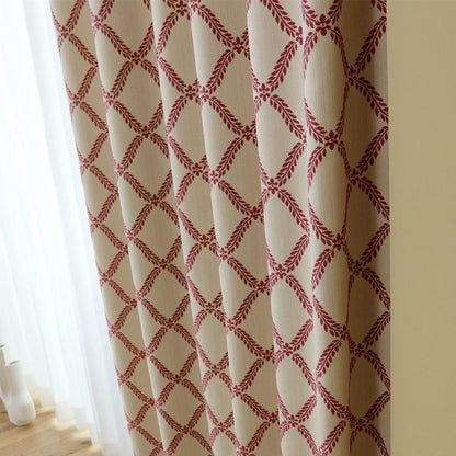 Custom Peace Double-Sided Jacquard Room Darkening Curtains / Drapes | MIFU Decor