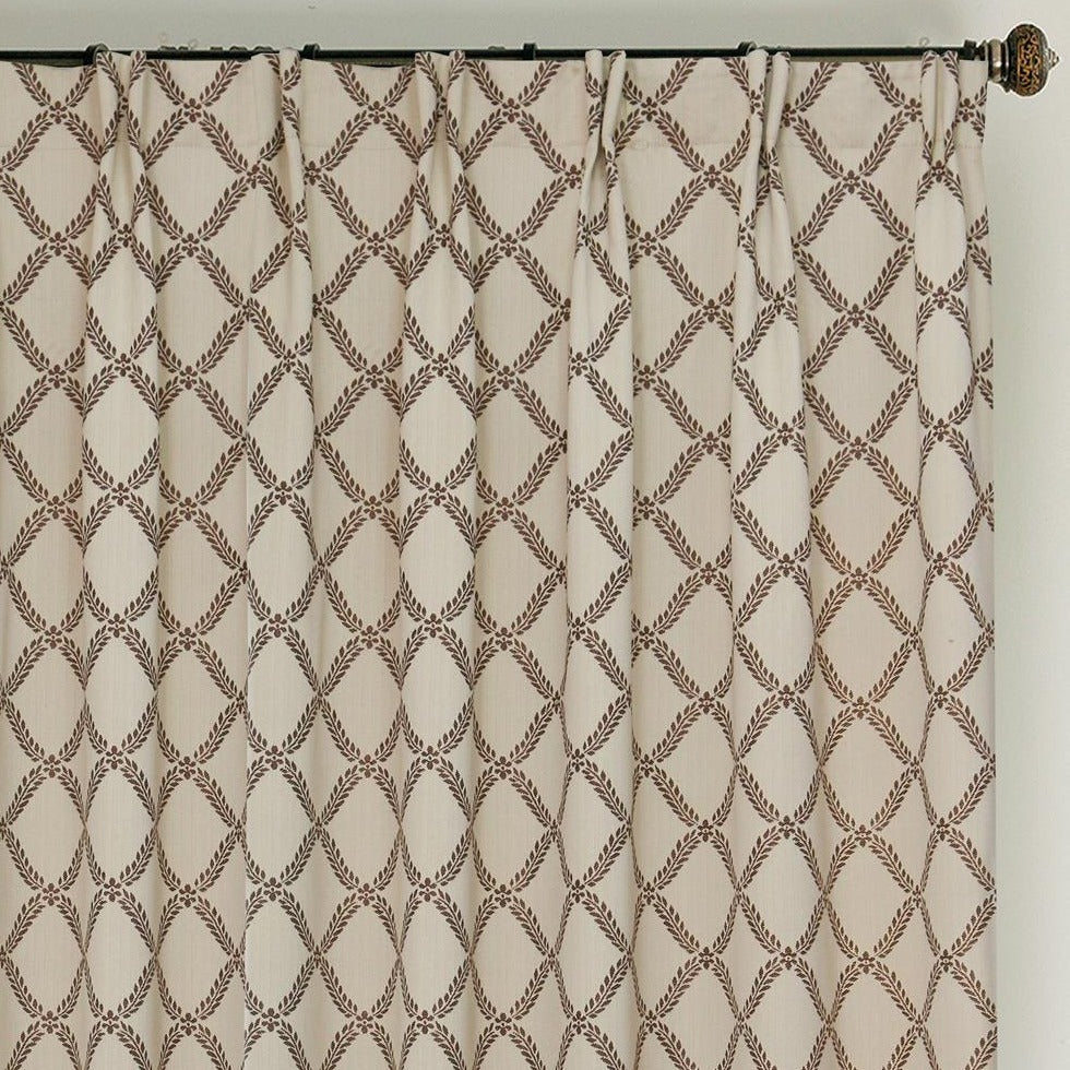 Custom Peace Double-Sided Jacquard Room Darkening Curtains / Drapes | MIFU Decor