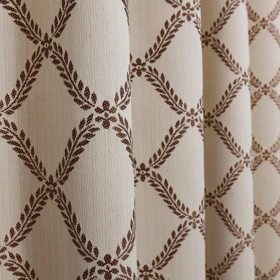 Custom Peace Double-Sided Jacquard Room Darkening Curtains / Drapes | MIFU Decor