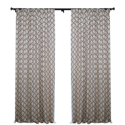 Custom Peace Double-Sided Jacquard Room Darkening Curtains / Drapes | MIFU Decor