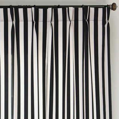 Custom Zebra Black & White Striped Curtains / Drapes | MIFU Decor