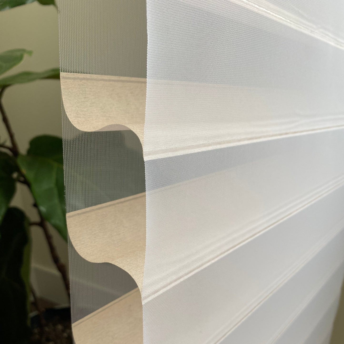 Custom Classic Light Filtering Sheer Shades / Blinds | MIFU Decor